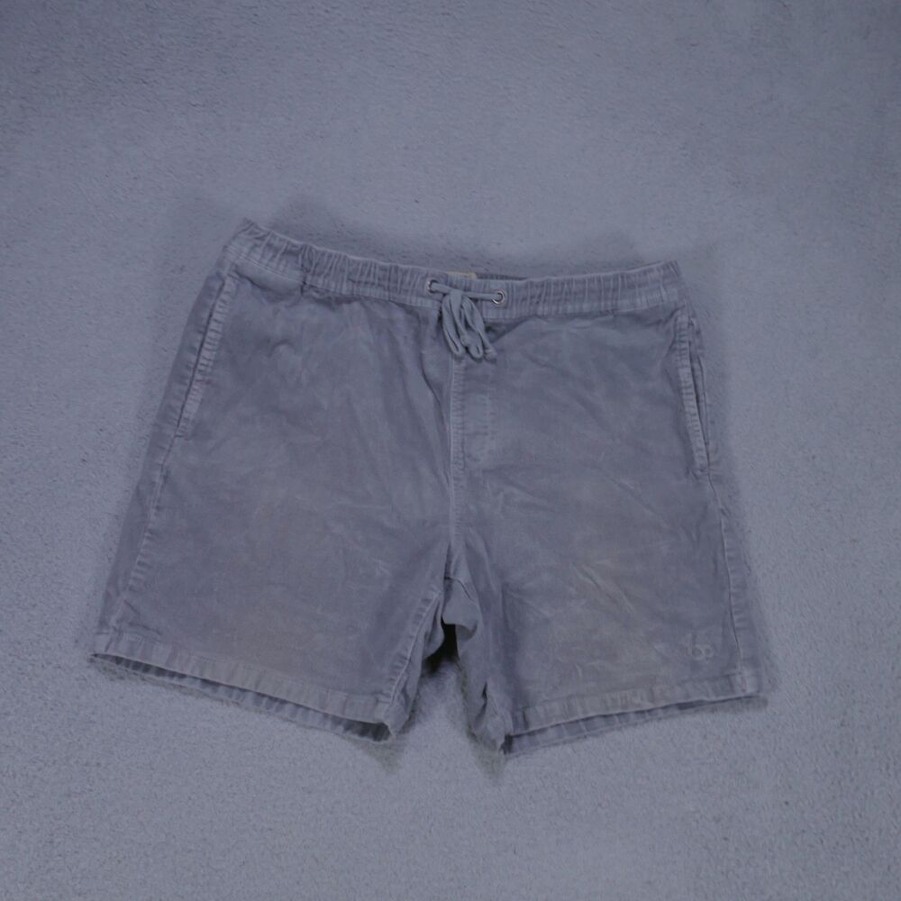 Ocean Pacific OP Corduroy Pull On Shorts Gray Cotton Blend Men’s XL